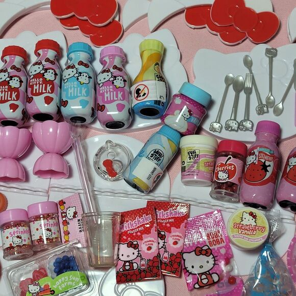 Hello Kitty MGA Make it Miniverse Food Lot Sanrio Parts Toy Barbie Y2K Miniature - Picture 11 of 16
